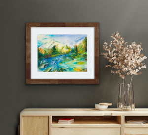 "There Are So Many Beautiful Reasons To Be Happy" Landscape Print