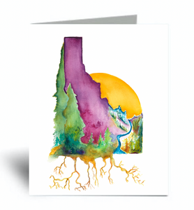 "Branched Roots" Blank Card 10 Pack