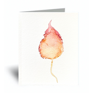 "Red Leaf" Blank Card 10 Pack Holiday