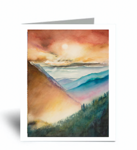 "The View Is Worth The Climb" Blank Card 10 Pack