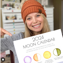 DIGITAL DOWNLOAD  2024 Moon Calendar