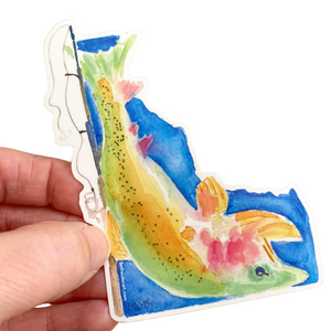 "Fish On" Idaho Vinyl Sticker