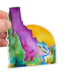 "Branched Roots" Idaho Vinyl Sticker