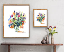 "Bouquet Of Tulips" Floral Print