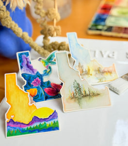 "Idaho Classic Collection" Idaho Vinyl Sticker 4 Pack