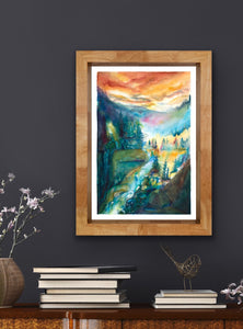 "Wild And Free" Landscape Print
