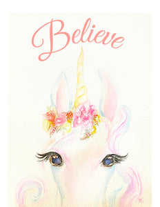 "Believe" Seasonal Print