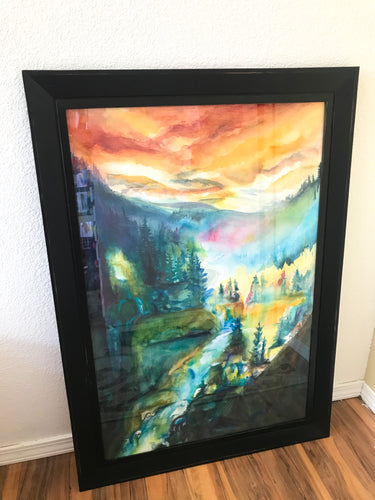Wild And Free FRAMED Giclee Print