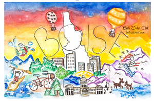 "Boise is to Me"- Idaho Vinyl Sticker